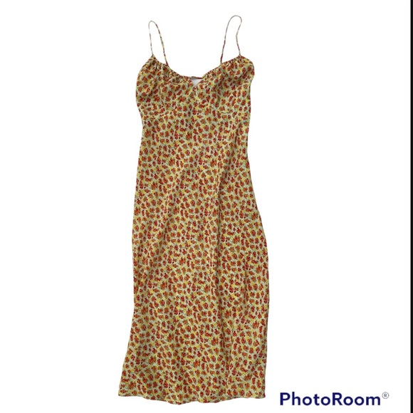 RARE 90’s BOHO ROMANTIC CHIC FLORAL PRINT SEXY FEMININE SLIP DRESS ⭐️⭐️⭐️⭐️⭐️ - Picture 1 of 17